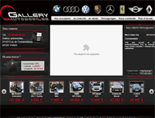 Tablet Screenshot of gallery-automobiles.com